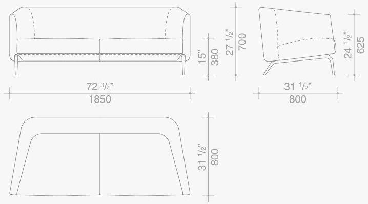 Lema 2-х местный диван sun-id-1493359 - Вид №2