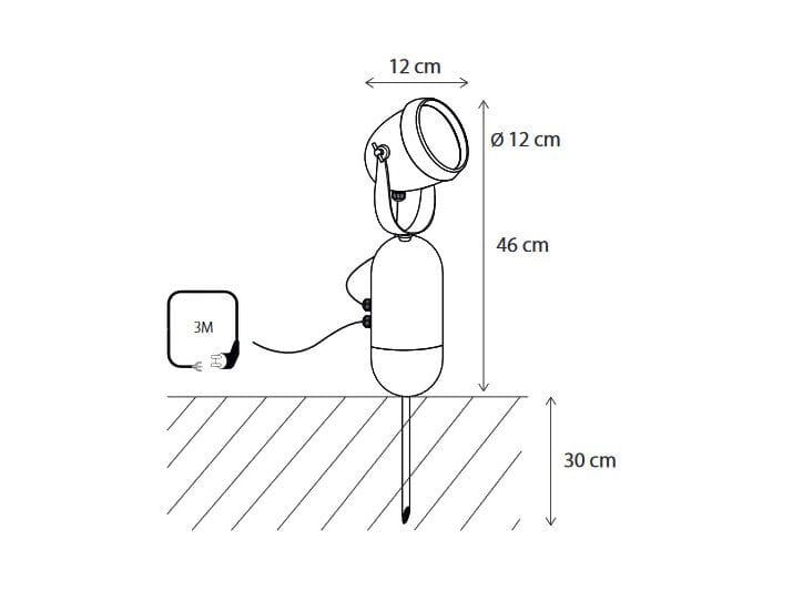 Латунный поворотный наружный прожектор Authentage Lighting макро ARCH-00071196 - Вид №3