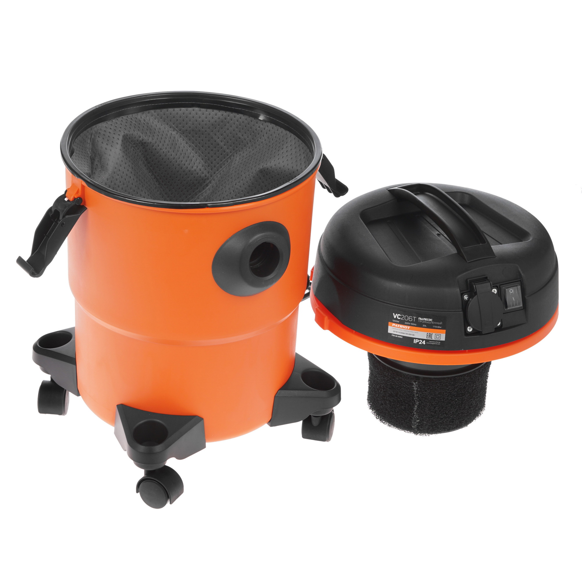 Строительный пылесос  Patriot VC 206T 8140090 STDN-0081496 - Вид №5