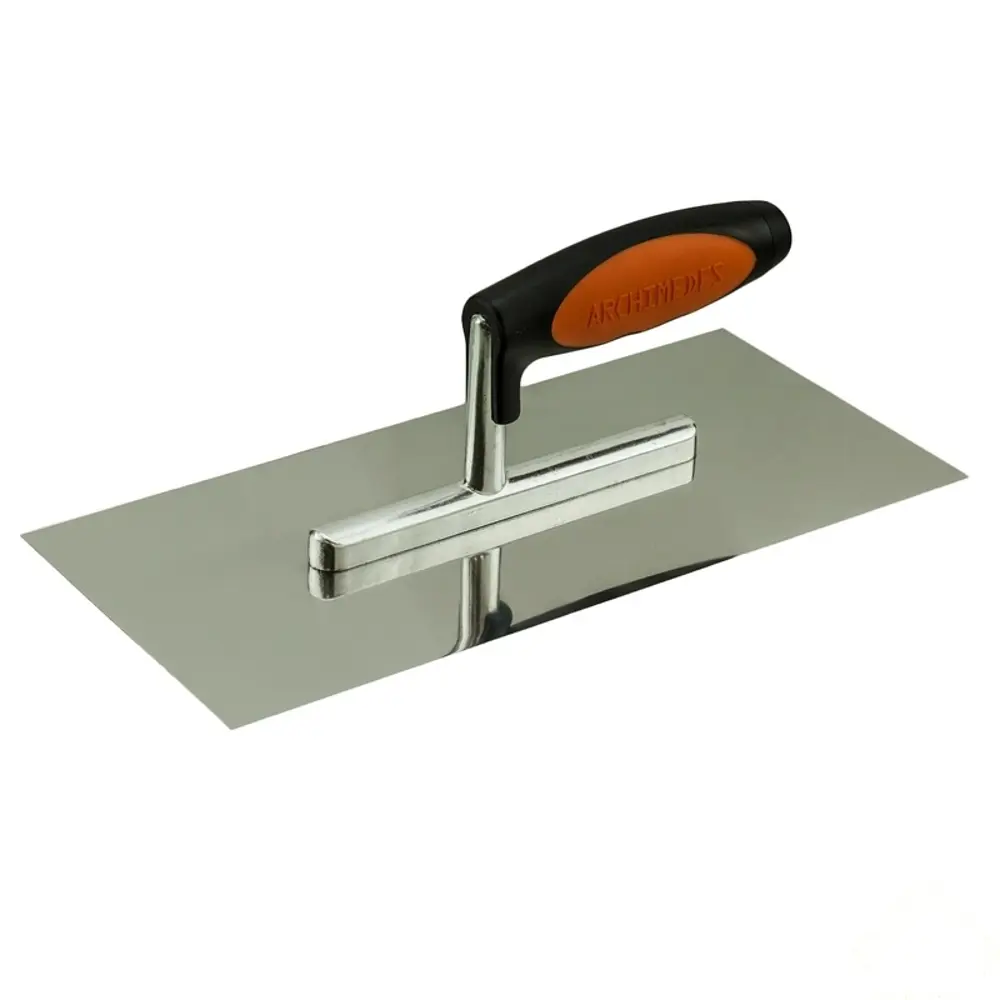 Гладилкаи с двухкомпонентной ручкой нержавеющая сталь 280х130 мм ARCHIMEDES STLM-2083334