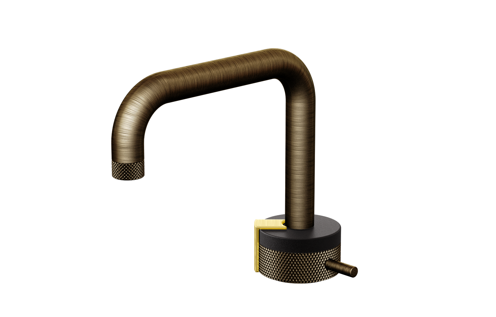 E-11500-R1BK-L2BB-VBB Однорычажный прогрессивный смеситель для раковины - излив 15,3см GRAFF MOD+