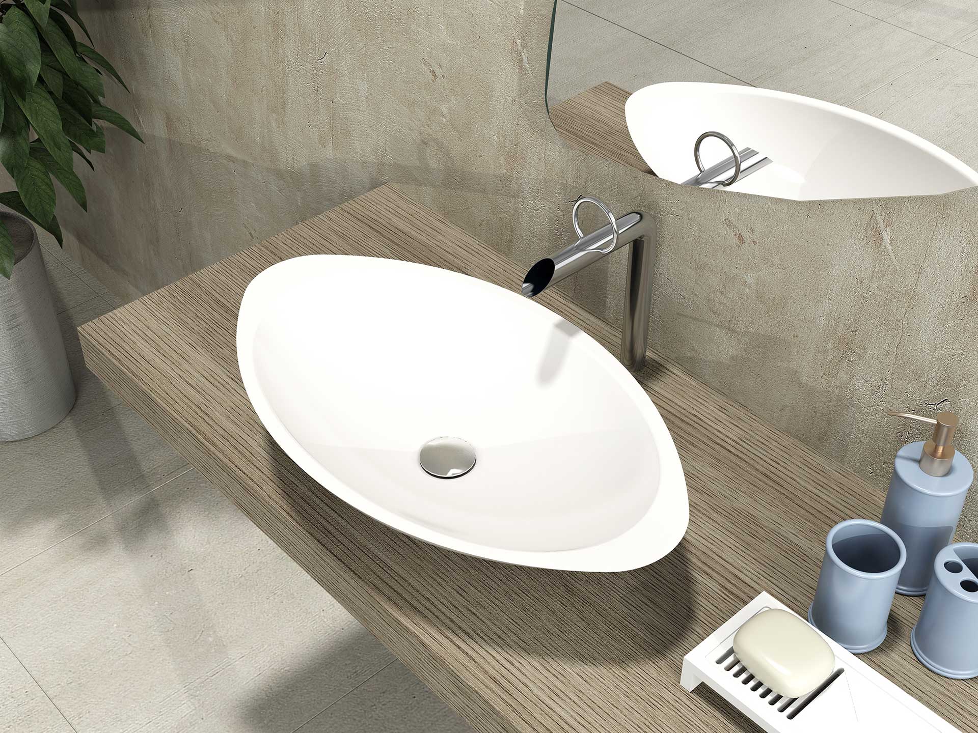 13043 Раковина Gondola Tre LAB.Space  - Вид №15