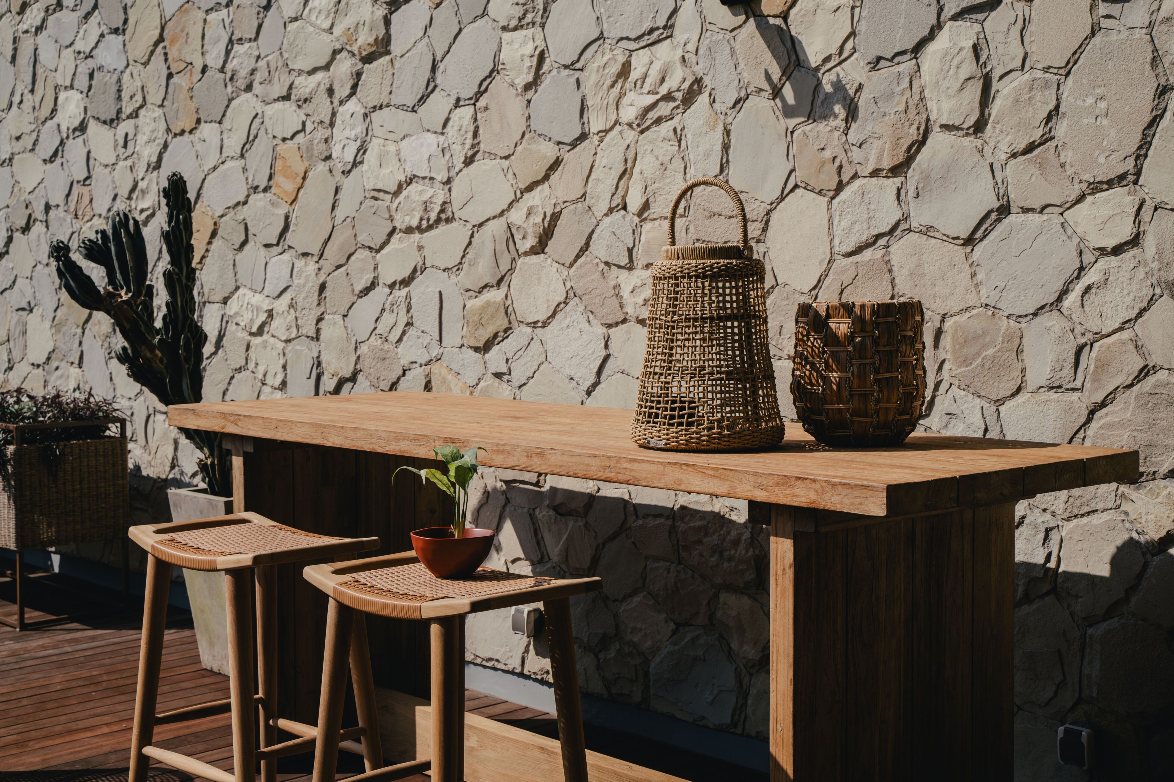 Высокий ТИК контрактный садовый стул с подставкой для ног cbdesign Бар ARCH-00136079 - Вид №3