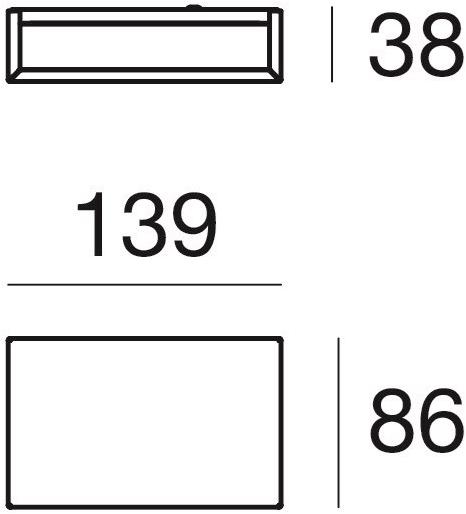 Linea Light Group Железный светодиодный настенный светильник Box sun-id-1441919 - Вид №8