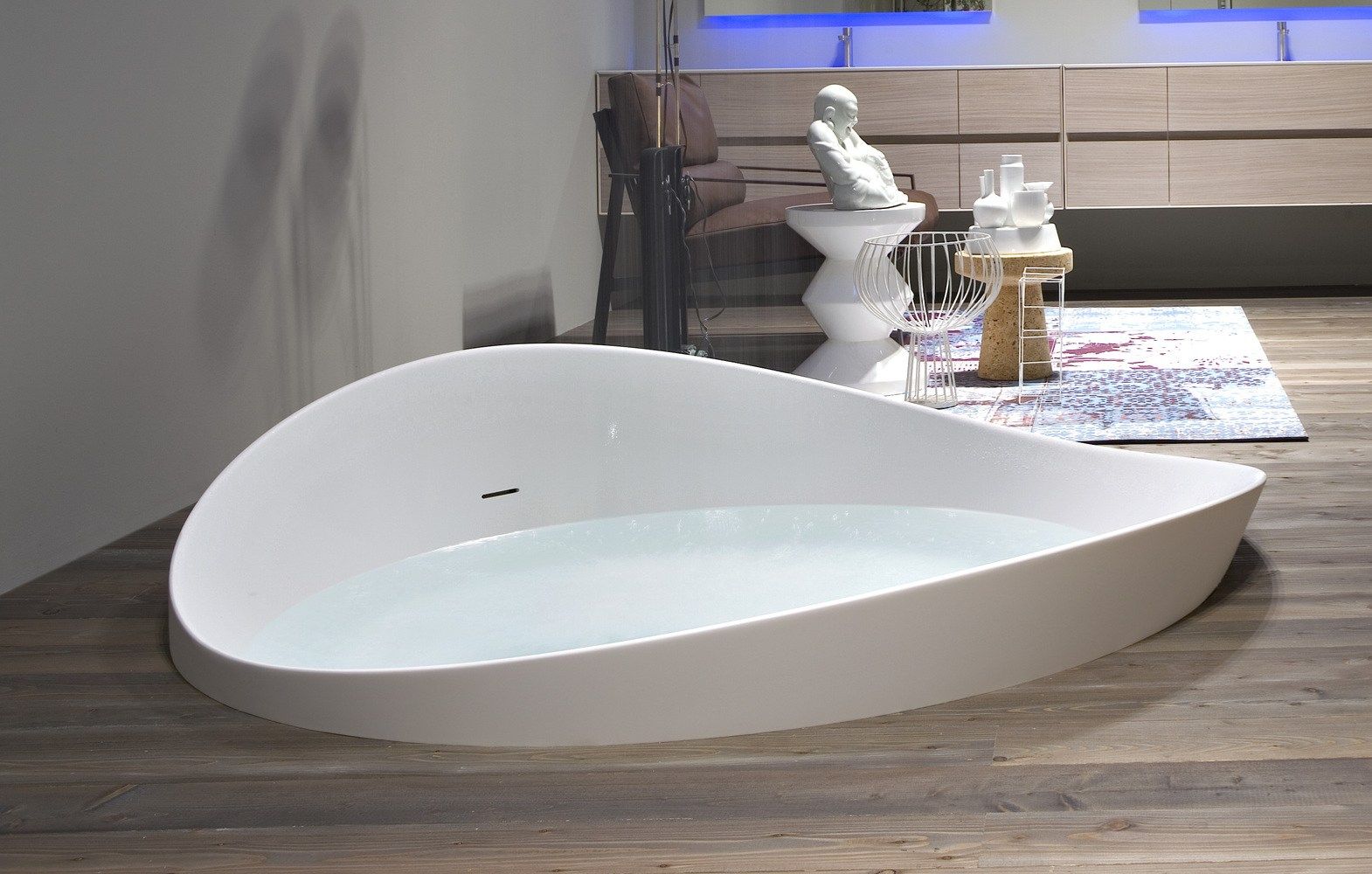 Ванна в центре комнаты в Cristalplant® Antoniolupi Dune ARCH-00013091 - Вид №2