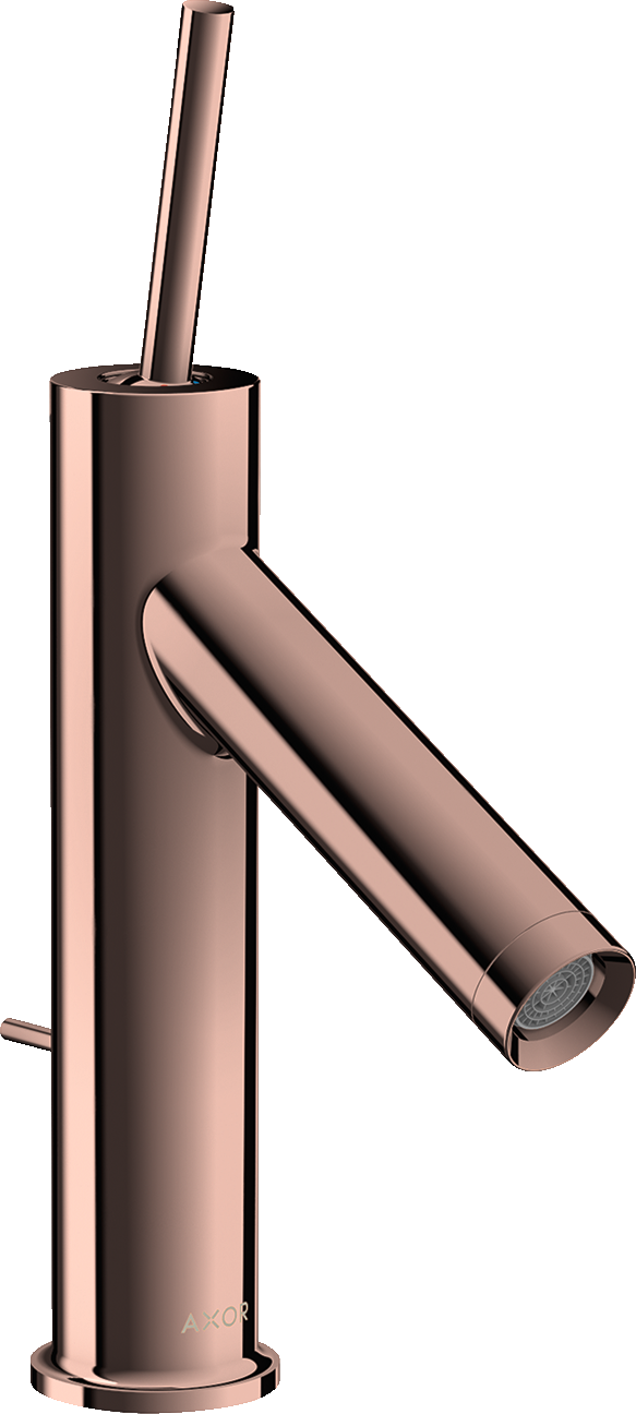 10111300 Смеситель для раковины 90, однорычажный, со стержневой ручкой и сливным гарнитуром AXOR STARCK