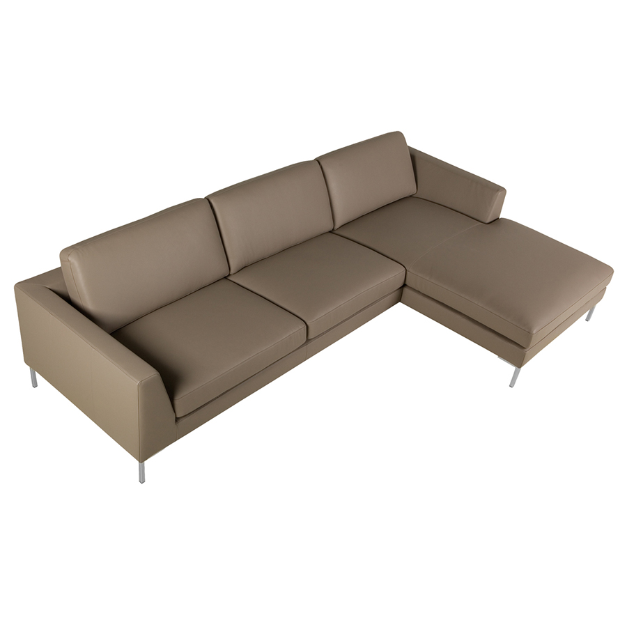 Диван угловой Ohio, правосторонний, светло-серый Sits S1488 - Вид №7