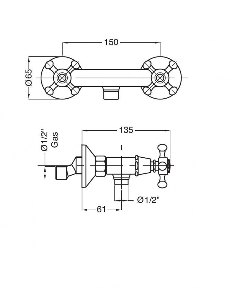 Смеситель MIGLIORE Lady ML.LAD-946.BR для душа - бронза  - Вид №1