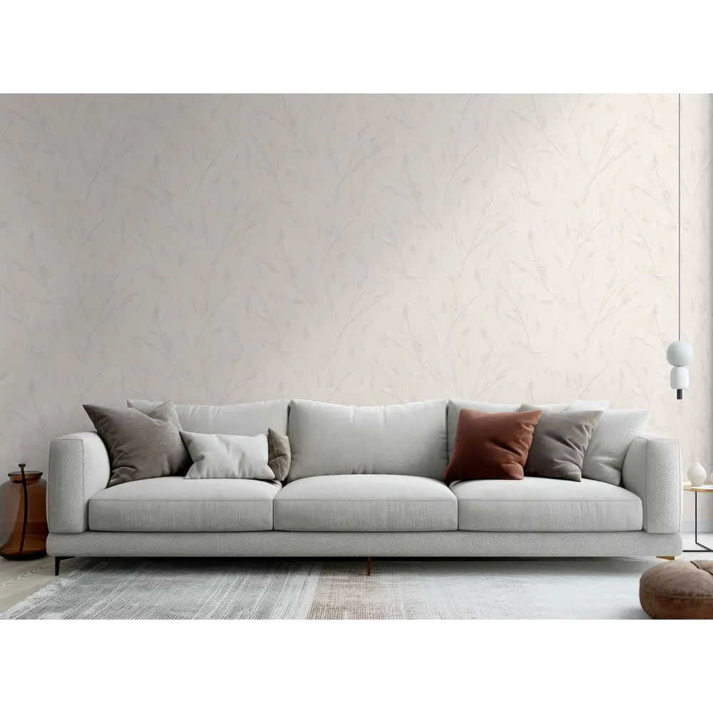 Флизелиновые обои Wallsecret Oslo молочные с абстрактным узором 89389730 STLM-1565398 - Вид №4