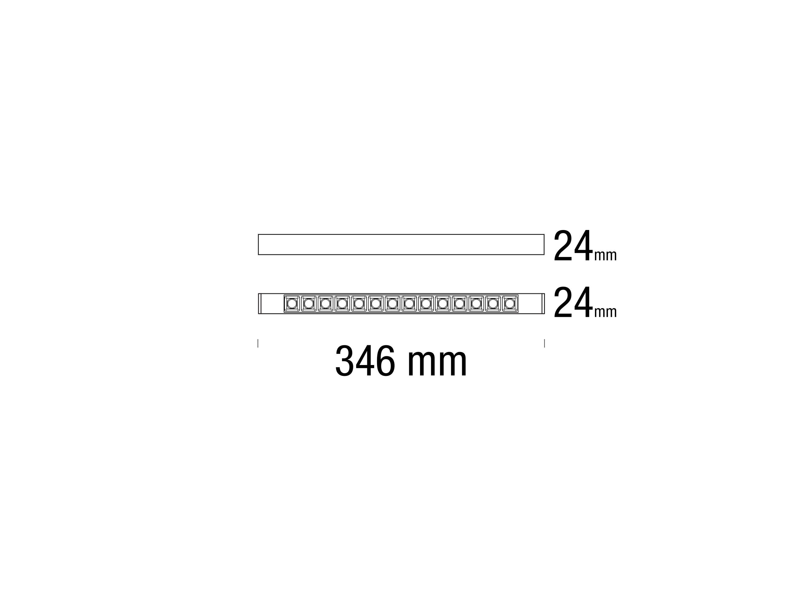 Алюминиевый светодиодный настенный светильник / потолочный светильник PAN Maya Micro ARCH-00015625