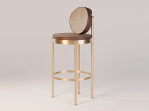 Высокий тканевый садовый стул со спинкой