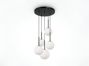 Стеклянный подвесной светильник