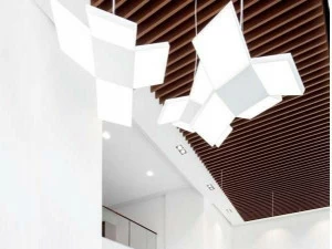 Knauf AMF Металлические потолочные панели под дерево Knauf armstrong