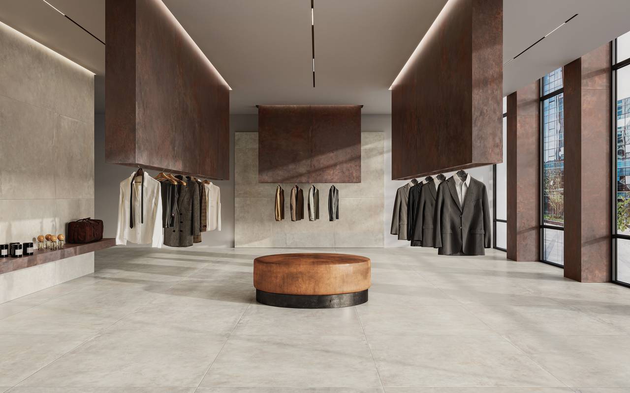 Напольное / керамогранит с металлическим эффектом Supergres IRONY ARCH-00135907 - Вид №6