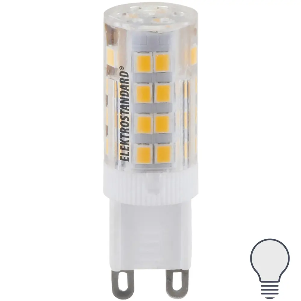 Лампа светодиодная Elektrostandard G9 5 Вт 4200 К, свет белый холодный 18843532 STLM-2196271 