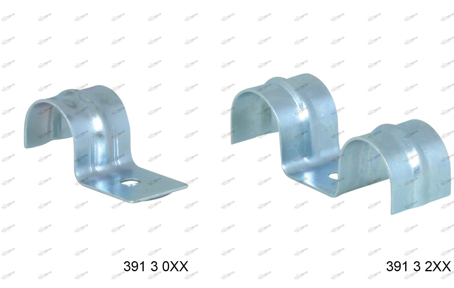 3913216 Монтажные профиля BIS Напольные хомуты для монтажа труб к полу WALRAVEN 