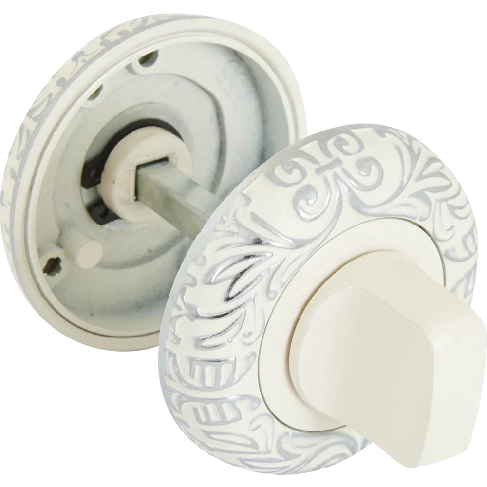 Santreyd Накладка-фиксатор для межкомнатных дверей белый хром 85218979 STLM-0059960 - Вид №2