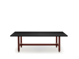 Стальной прямоугольный стол для совещаний