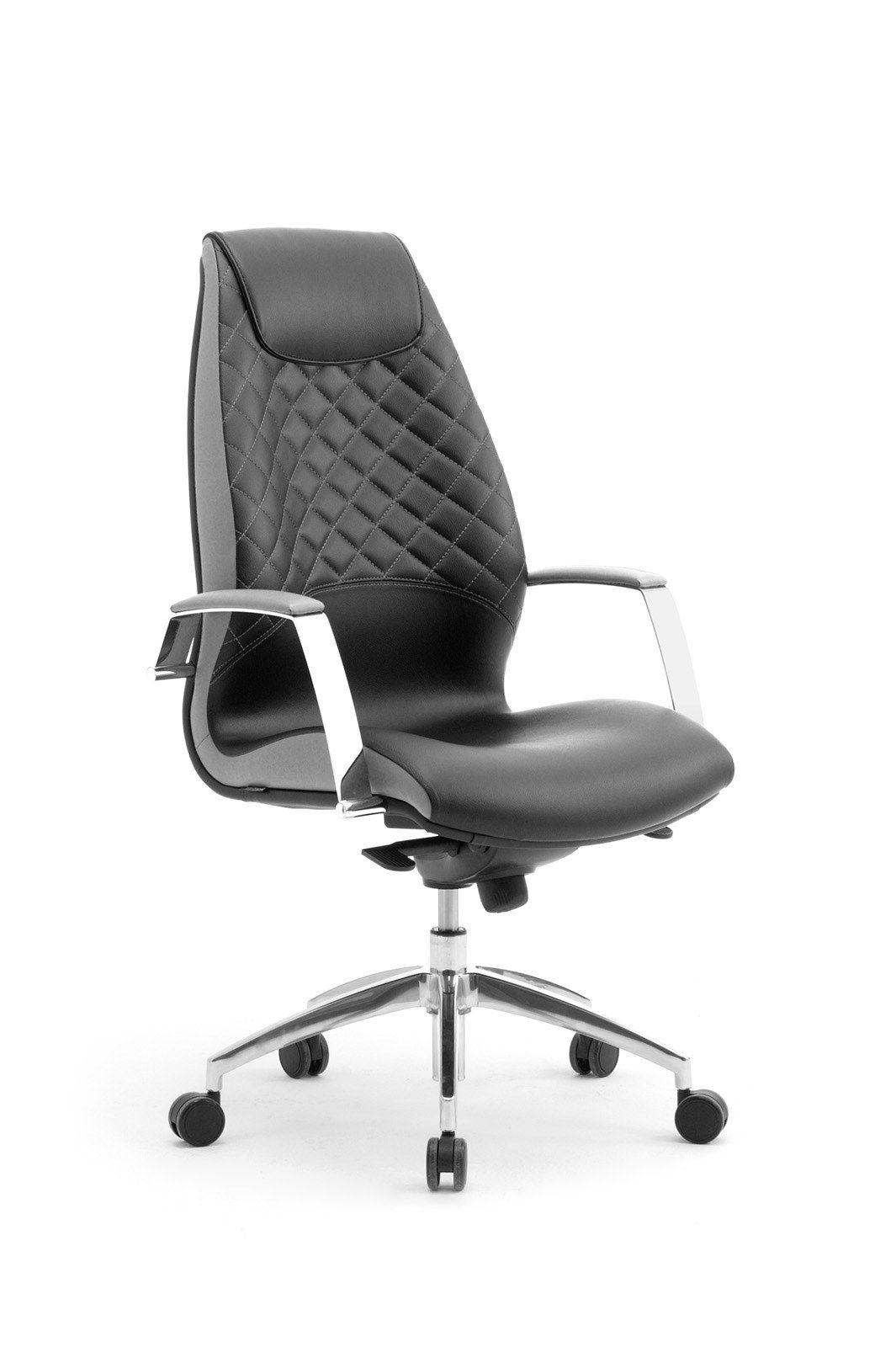 Кожаное вращающееся офисное кресло с подголовником Leyform Wave ARCH-00006785 - Вид №8