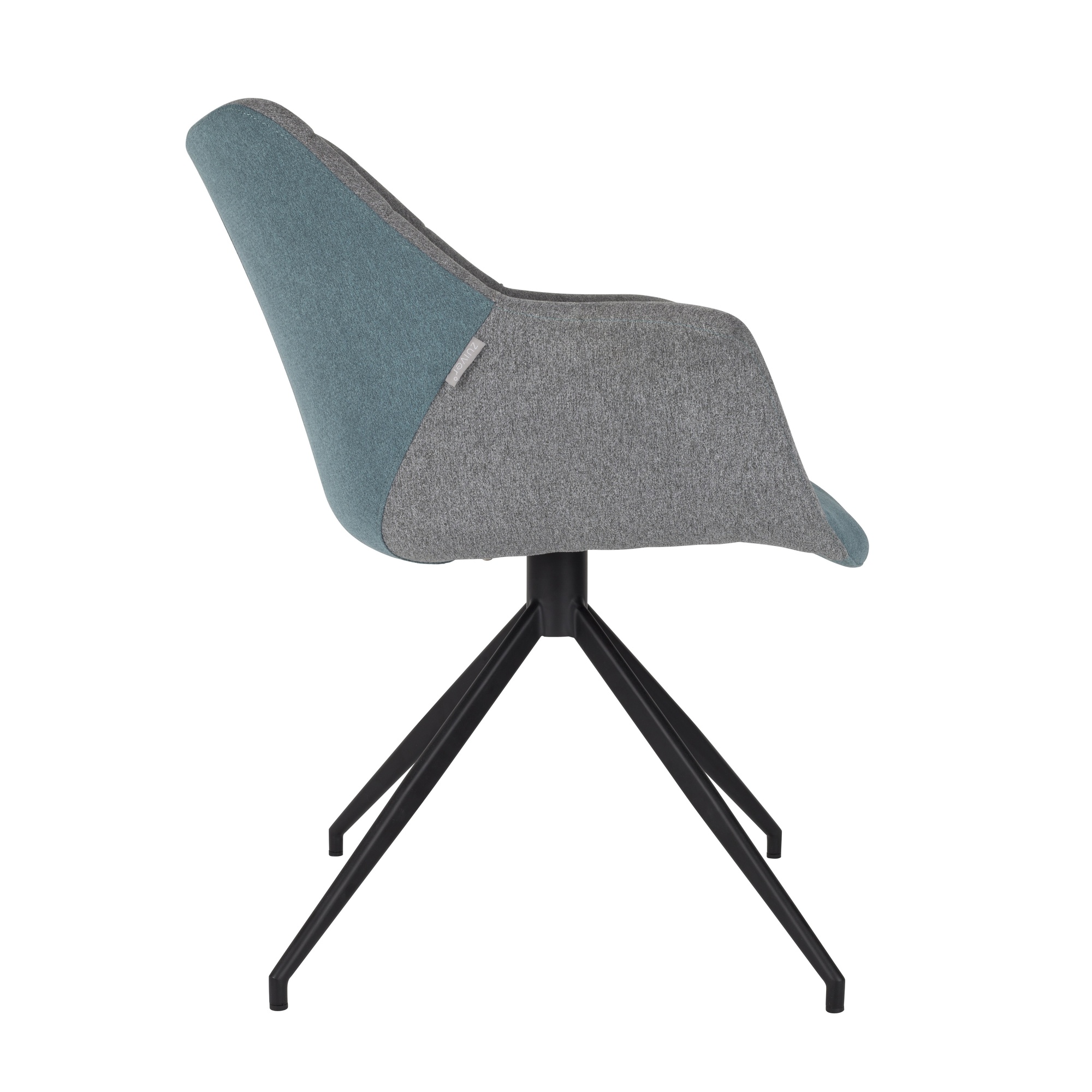 Кресло Doulton голубое Zuiver 1200114 - Вид №9