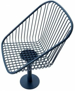 Nola Industrier Стул для улицы из стали с порошковым покрытием Korg