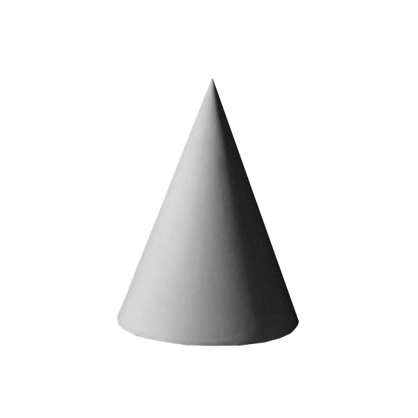 30-303 Геометрические тела №1 гипс Конус 20 см Santreyd 