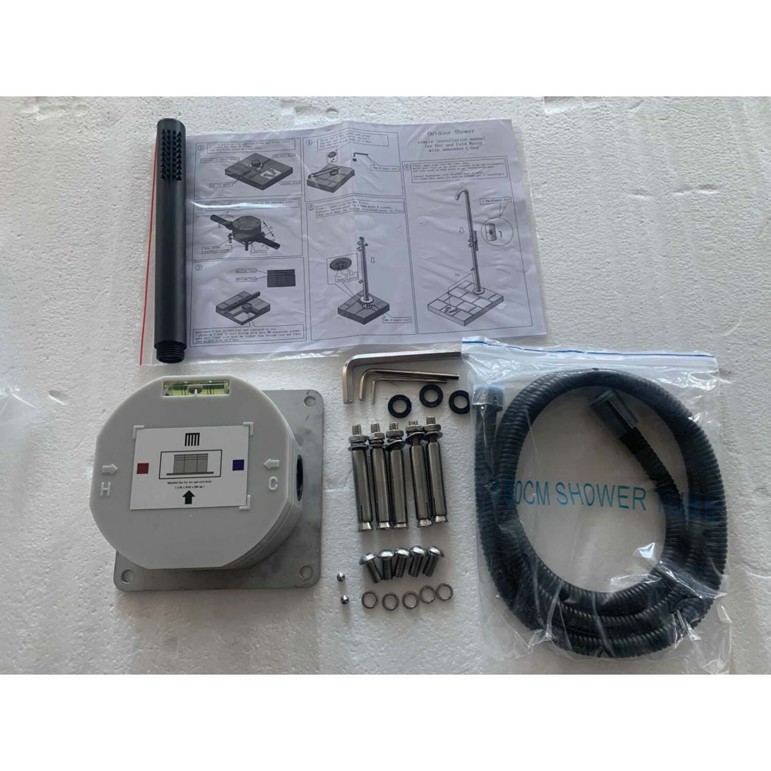 Система быстрого крепления для душа из нержавеющей стали SINED C-BOX ARCH-00024556 - Вид №2