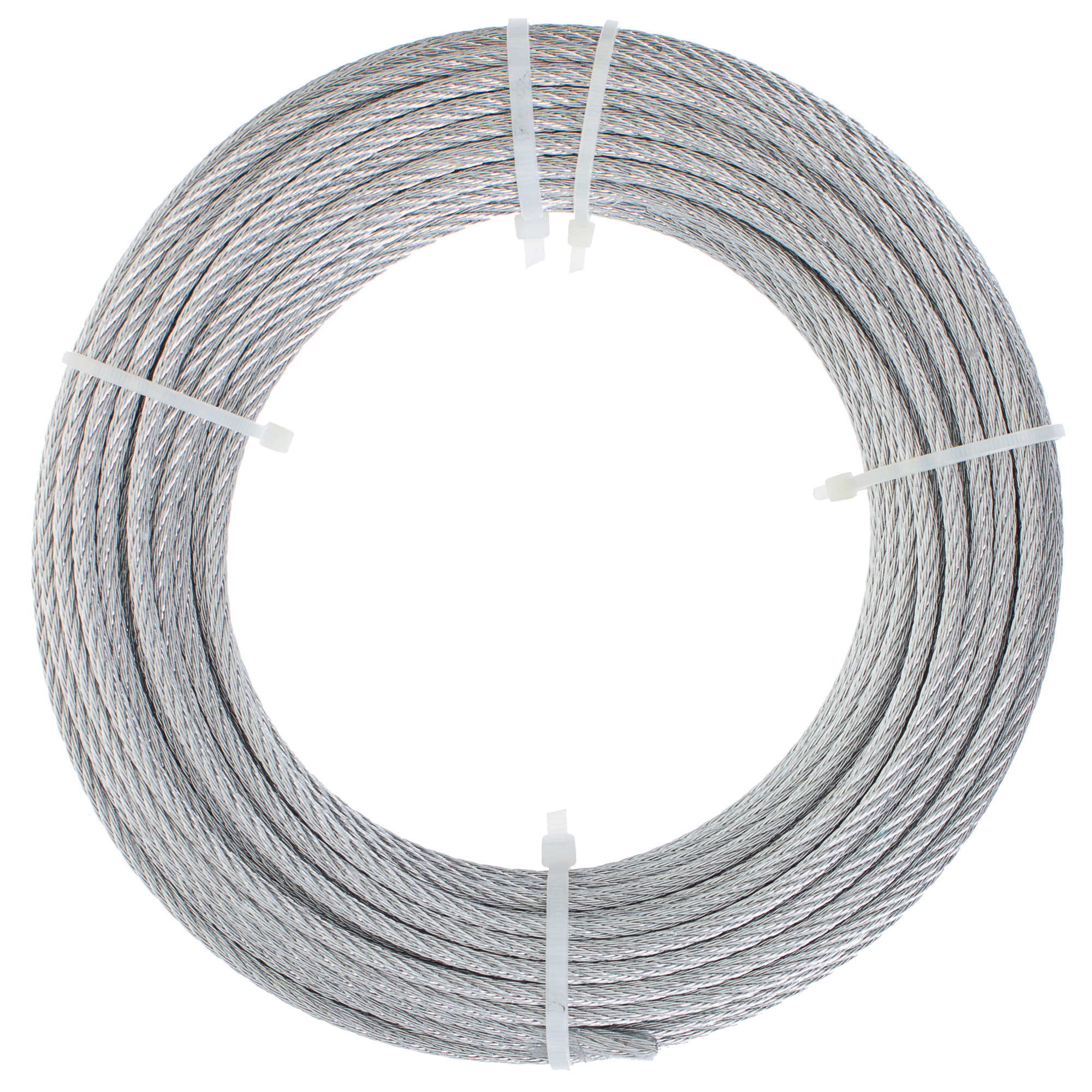 15956128 Трос стальной DIN 3055 4 мм 25 м, цвет цинк Santreyd  - Вид №2