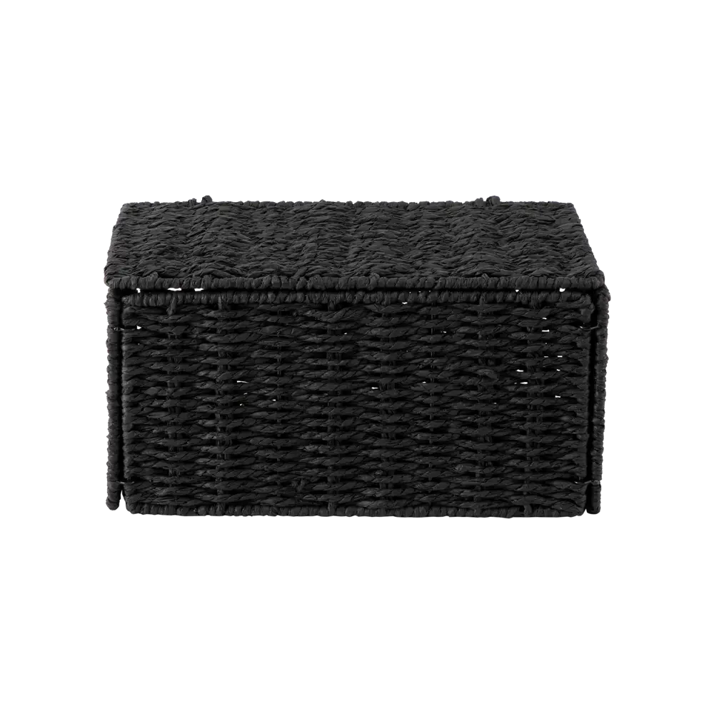 Корз плетен с кр 31X23X15см чер Konsensa STLM-2118198 - Вид №2