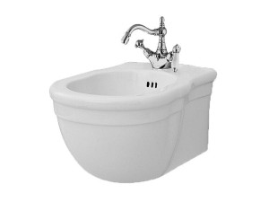 Керамическое подвесное биде с переливом