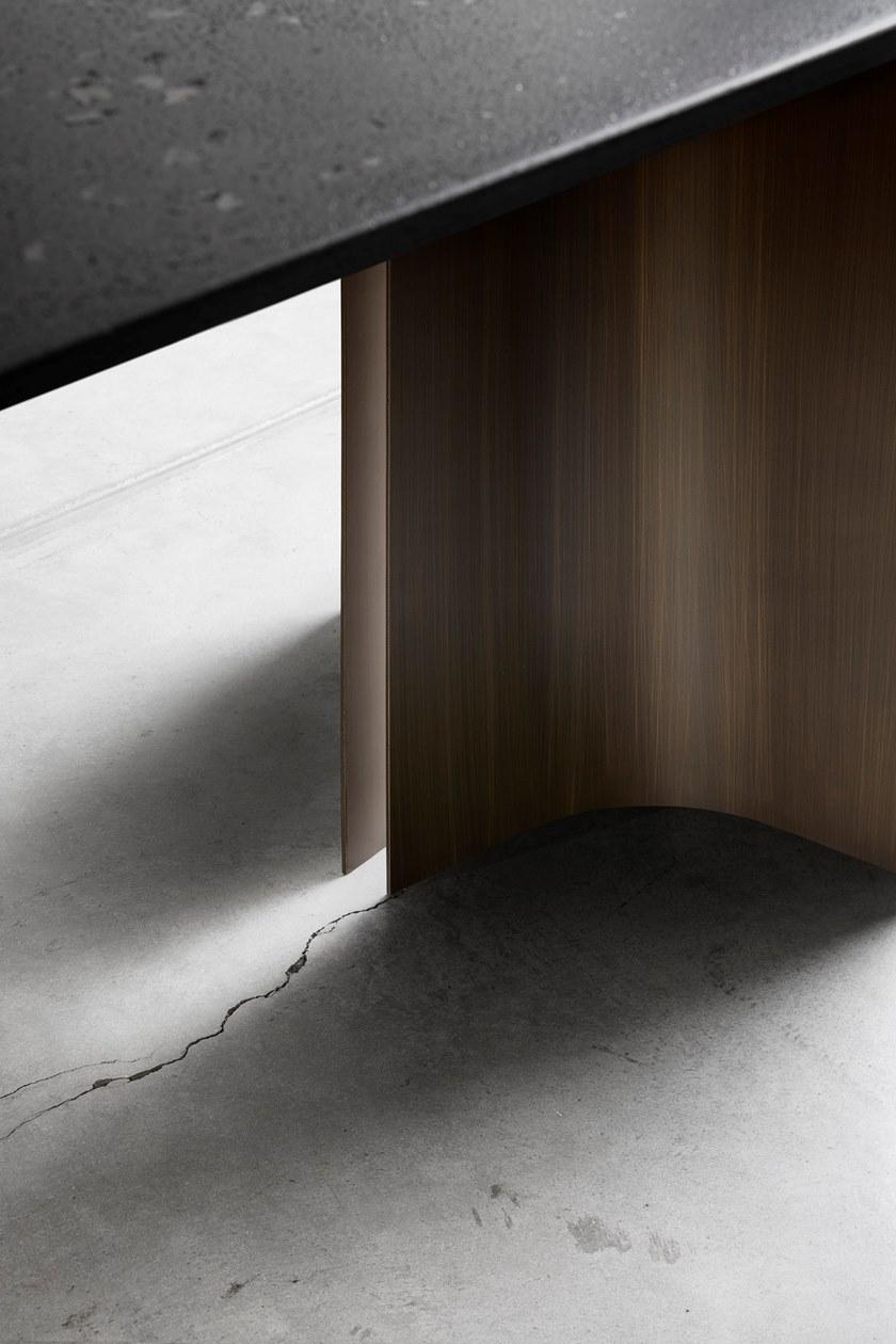 Lema Прямоугольный стол из реконструированного мрамора и металлической основы sun-id-1387205 - Вид №4