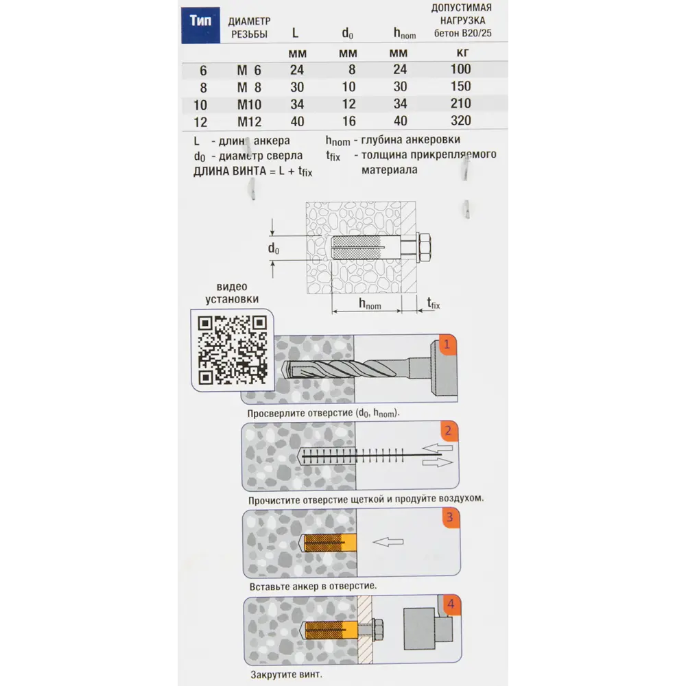 Латунный анкер SORMAT MSA 12 для надежного крепления в бетоне и камне 84257496 STLM-0047748 - Вид №4