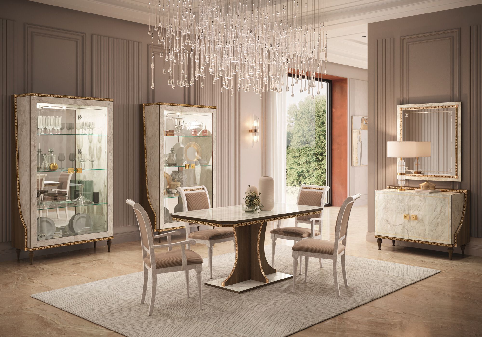 Витрина со встроенным освещением Arredoclassic Romantica ARCH-00113035 - Вид №1