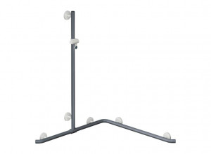950.35.32099 Поручень для душа с выдвижным держателем для душа HEWI Greifen