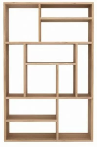 Ethnicraft Открытый книжный шкаф из массива дерева Oak m-rack 50772