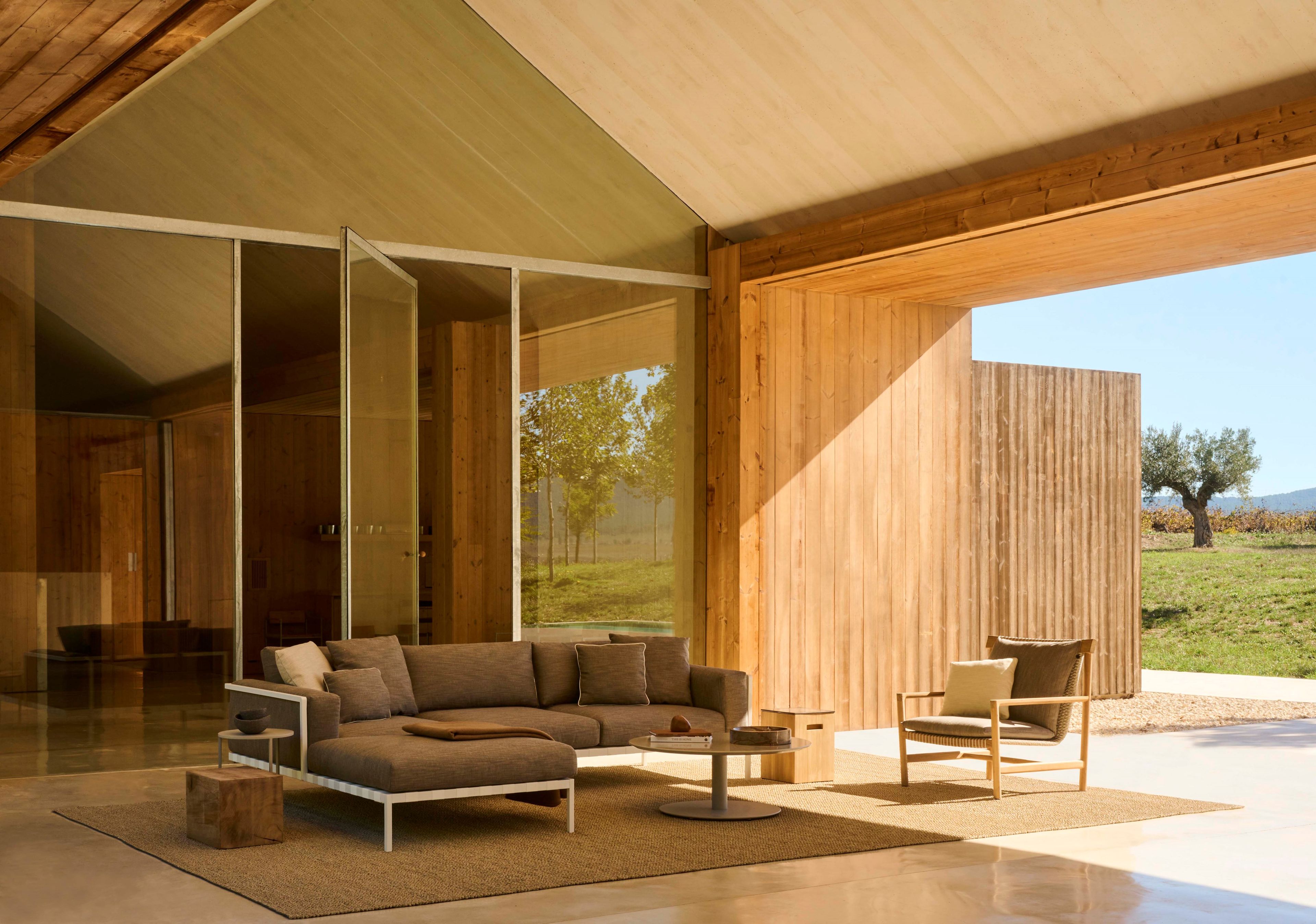 Садовое кресло из тикового дерева с подлокотниками TRIBÙ Amanu ARCH-00150978 - Вид №10