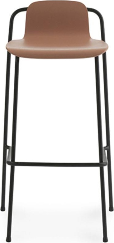 601798 Barstool 75 см черный стальной коричневый Normann Copenhagen Studio - Вид №1