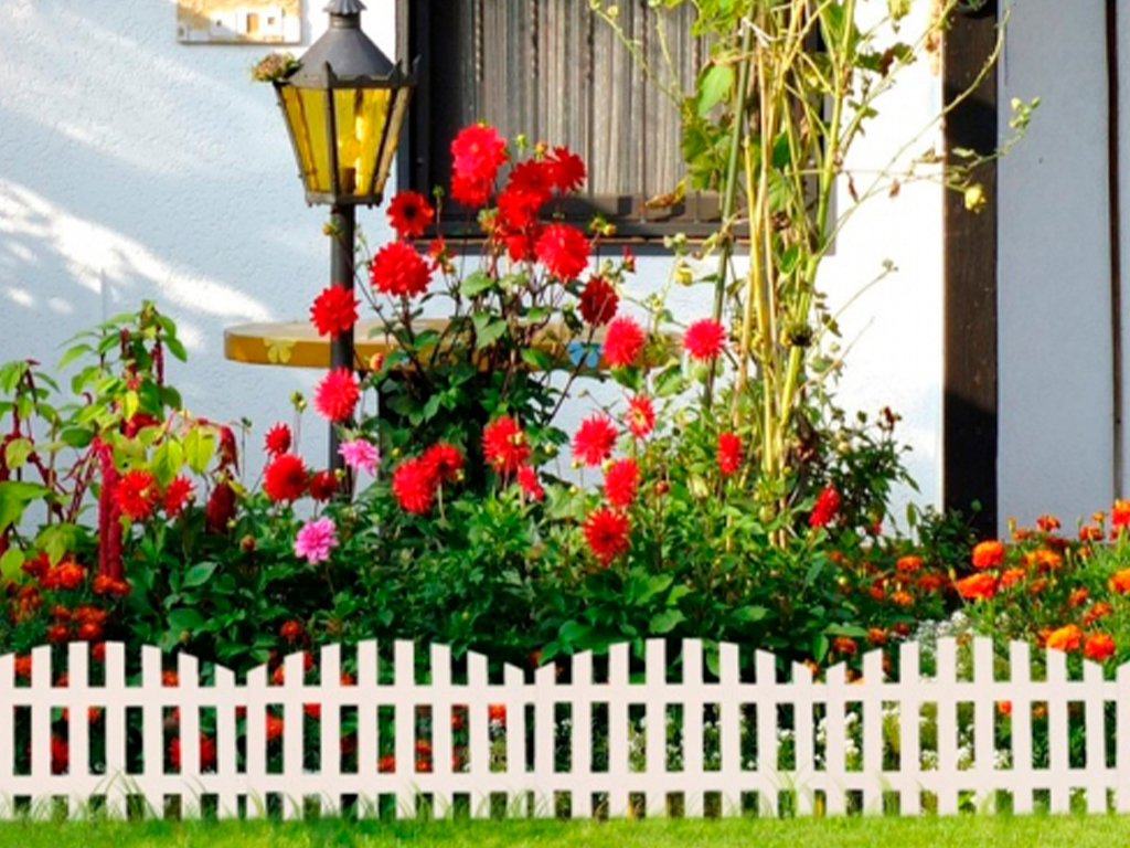 Забор декоративный "RENESSANS" №2, 7 шт, длина 3,10 метра. белый ГеоПластБорд GPBST-165 - Вид №3