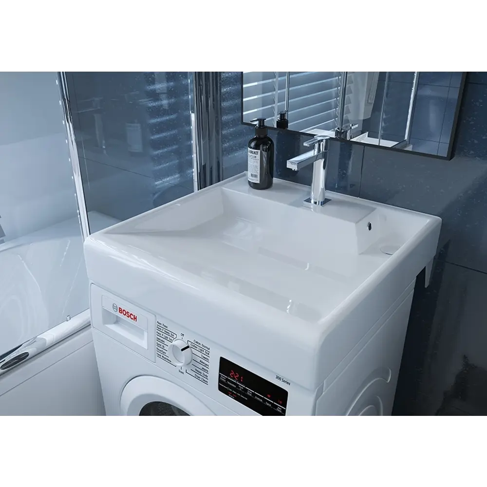 KIROVIT Престиж 500 - раковина над стиральной машиной 50 см 82679870 STLM-0033924 - Вид №3
