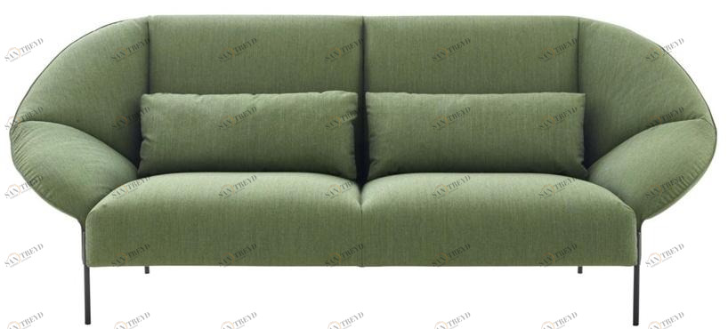 Ligne Roset 3-х местный тканевый диван со съемным чехлом Paipaï 17600405