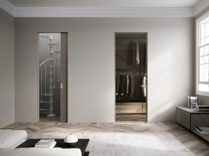 Раздвижные двери интерьер стены