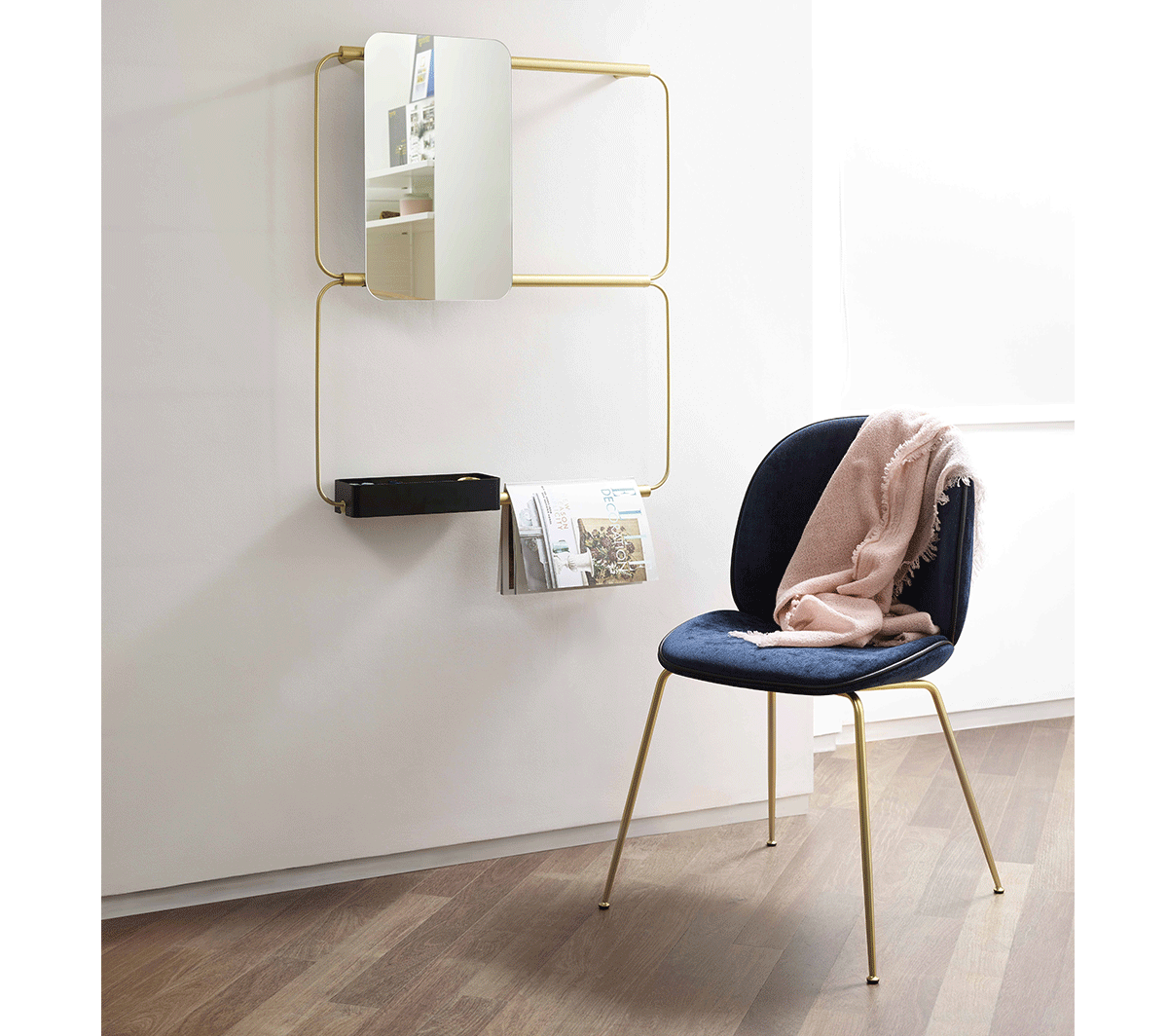 Ex.T Nudo Подвесная или настенная модульная система nudo-ottone_5 - Вид №9