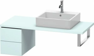 LC583500909 L-Cube Шкафчик для консоли Светло-голубой матовый декор