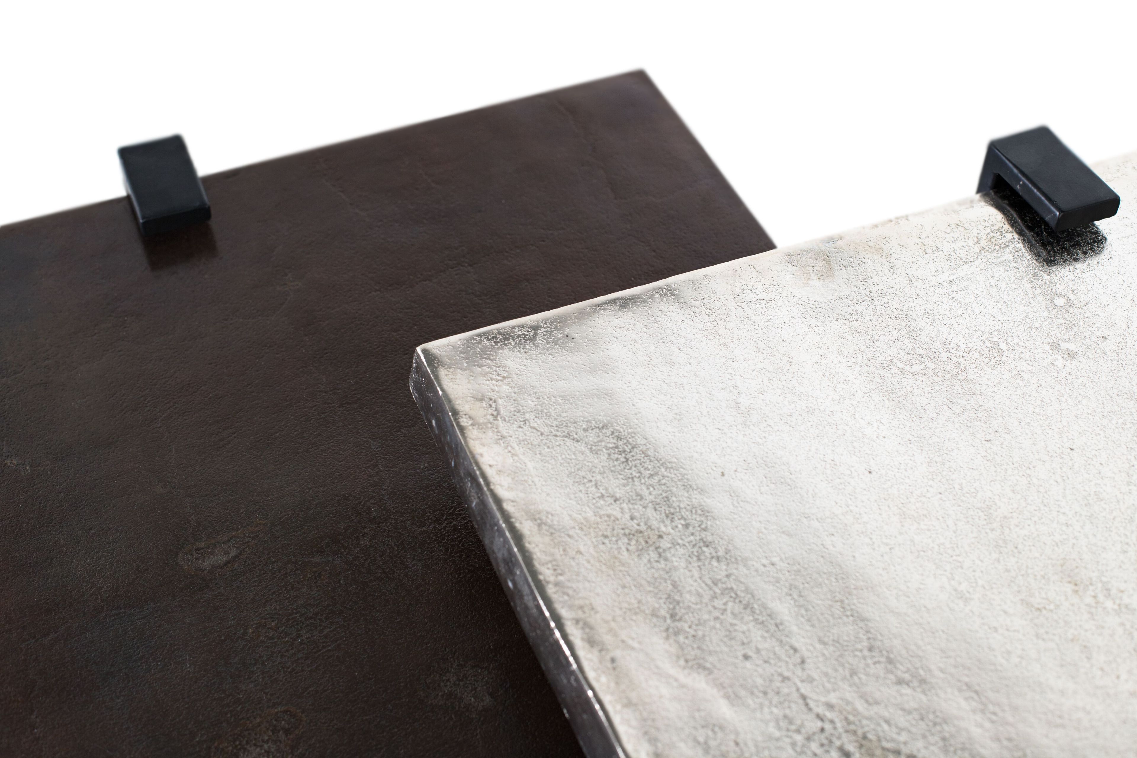 Квадратный металлический журнальный столик Giner y Colomer 1614 ARCH-00048132 - Вид №2