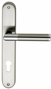 LINEA CALI' Латунная ручка в классическом стиле на пластине с накладкой Karina