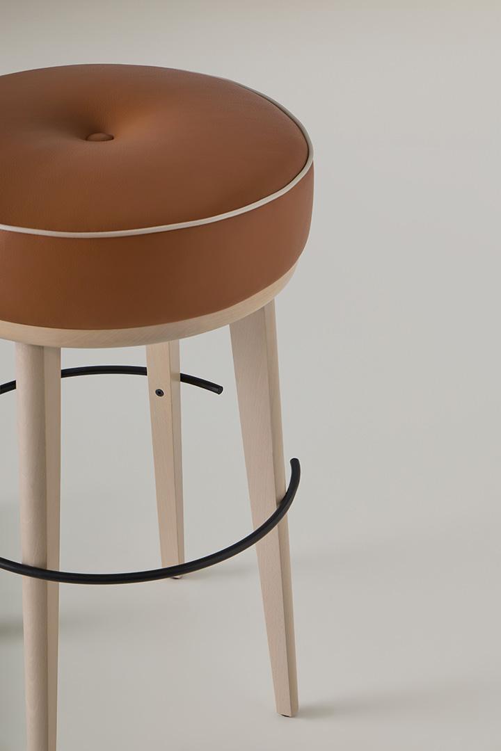 Клубный высокий табурет Club A7508 Coleccion Alexandra - Вид №3