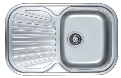 HB4874 Кухонная мойка , полированная сталь Haiba  - Вид №1