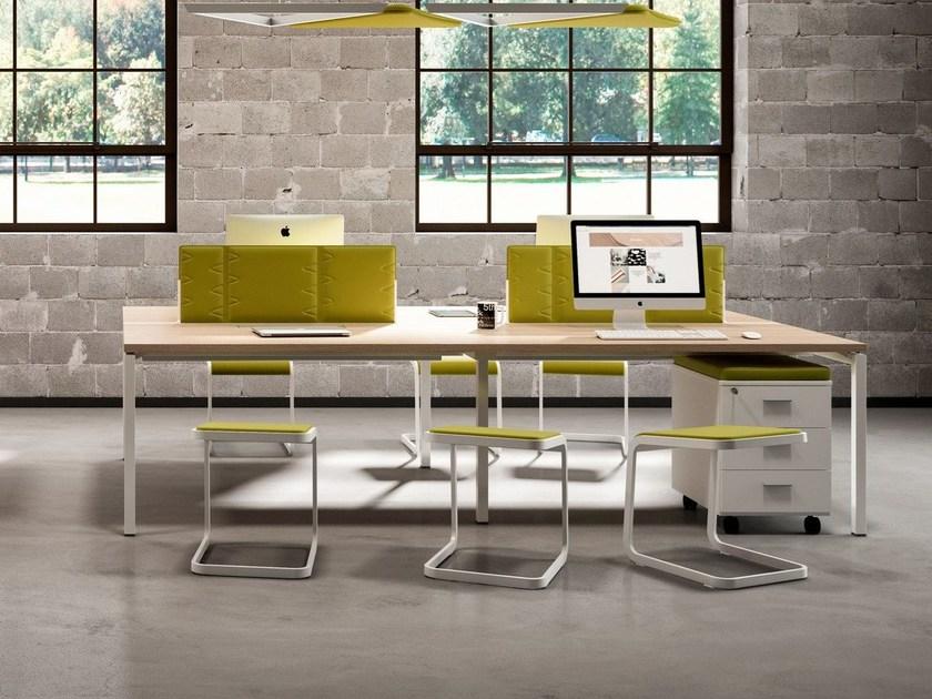 Quadrifoglio Мобильная звукопоглощающая перегородка стола sun-id-1480974 - Вид №1