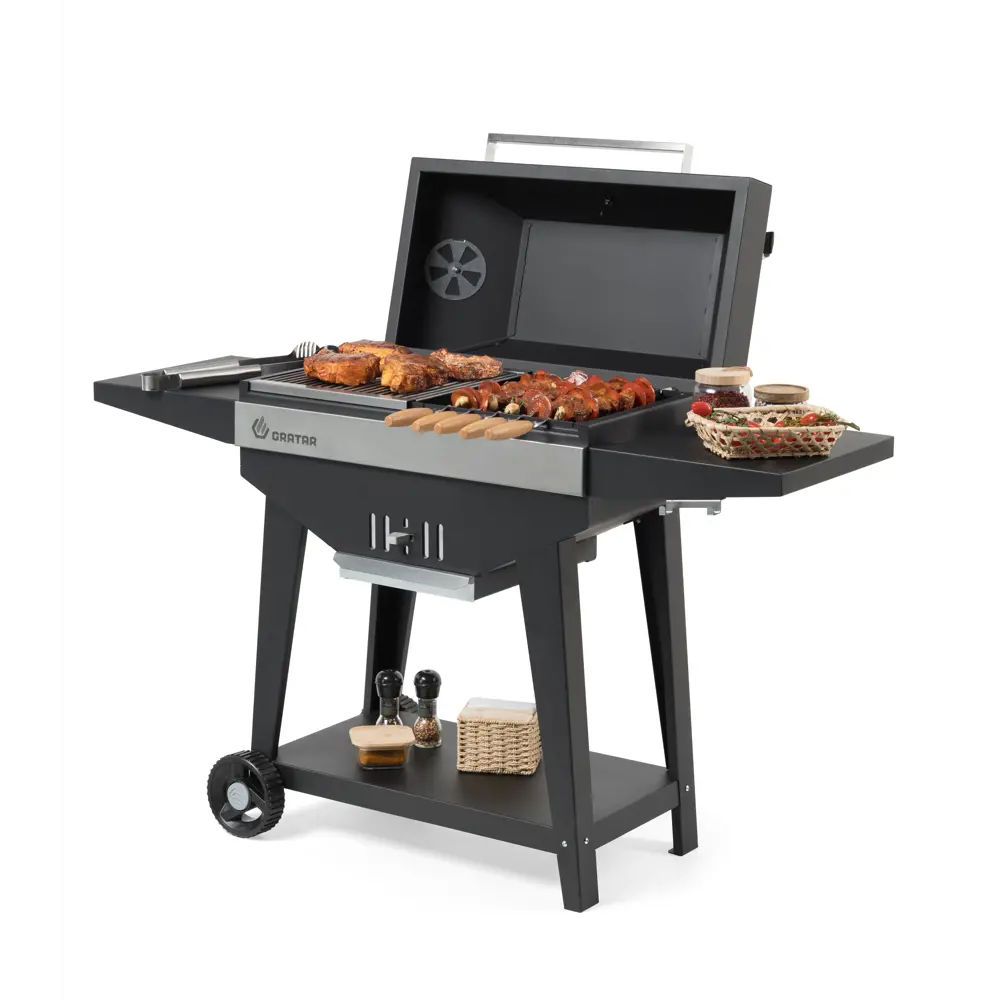 Гриль-мангал Gratar Master 3.0 GM3-690 сталь 74x143.5x124 см STLM-2049525 - Вид №4