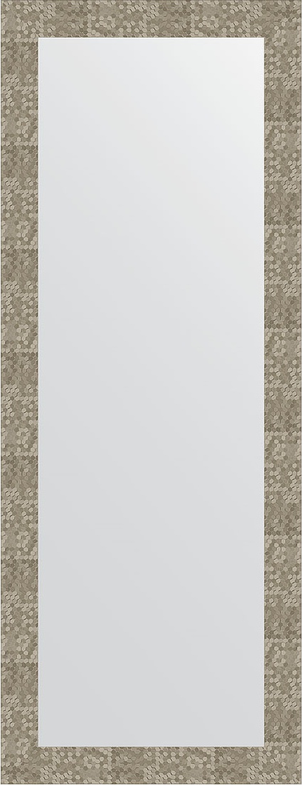 BY 3116 Зеркало в багетной раме - соты титан 70 mm EVOFORM Definite